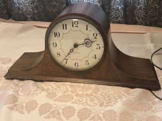 Vintage Seth Thomas Mantle Clock Medbury 5e Electric Chime Striking Clock -