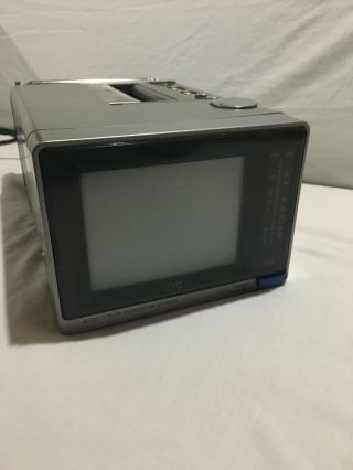 Vintage Jvc Cx - 60us Color Portable Camping Tv Television Av In/out Workin