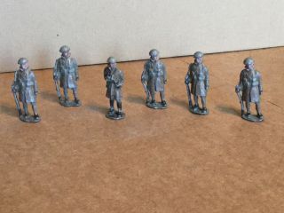 Set Of 6 Vintage Cast Metal Soldiers 2 " Wwi,  Made By Eire