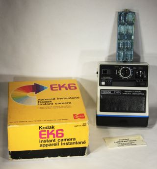 L001822 Vintage Kodak EK6 Instant Camera (Polaroid Type) Box / CANADA FR - ENG 4