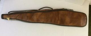Vintage Black Sheep Dallas Zippered Leather Shotgun/rifle Case Sharp Looking