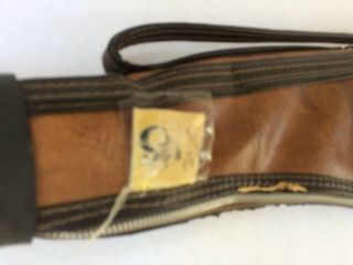 Vintage Black Sheep Dallas Zippered Leather Shotgun/Rifle Case SHARP LOOKING 3