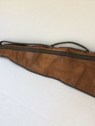 Vintage Black Sheep Dallas Zippered Leather Shotgun/Rifle Case SHARP LOOKING 6