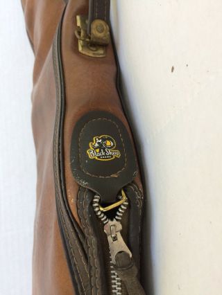 Vintage Black Sheep Dallas Zippered Leather Shotgun/Rifle Case SHARP LOOKING 7