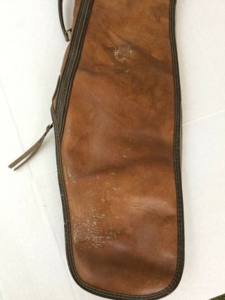 Vintage Black Sheep Dallas Zippered Leather Shotgun/Rifle Case SHARP LOOKING 8