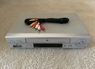 Zenith By Lg Vhs Player Vcs442 4 Head Hi - Fi Stereo Vcr Video Cassette Recorder