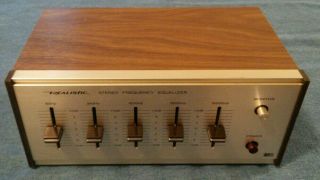 Vintage Realistic Stereo Frequency Equalizer 31 - 1986