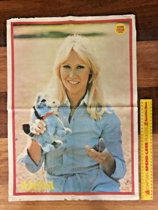 Vintage 1976 Abba Aussie Observer Newspaper Promo Poster Anna Agnetha Vgc