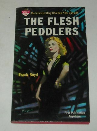 Unread 1959 Monarch Books The Flesh Peddlers Pb Book Sexy Gga Cover Prostitution
