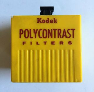 Vintage Kodak Polycontrast Camera Filter Kit Box 7 Filters Darkroom Photography 5