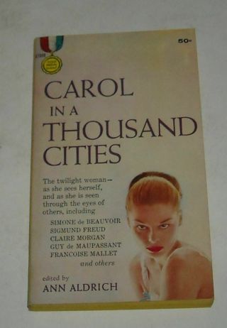 Unread 1960 Fawcett Books Carol In A Thousand Cities Sleaze Pb Book Lesbian