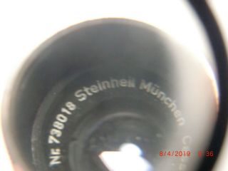 Steinheil Cassar 8mm Movie Camera Lense 1:2.  8/36mm VL Nr.  738018 3
