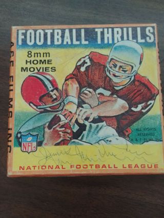 Vintage Old 8mm Movie Reel Football Thrills Nfl