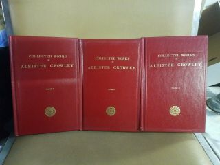 Collected Of Aleister Crowley Vol.  I - Iii Isbn 0 - 911662 - 53 - 7 Euc