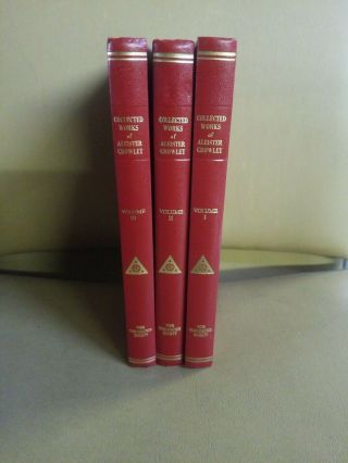 Collected of Aleister Crowley vol.  I - III ISBN 0 - 911662 - 53 - 7 EUC 2