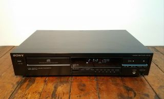 Vintage Sony Cdp - 297 Single Compact Disc Cd Player