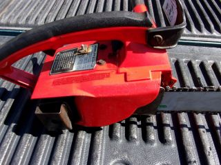 VINTAGE HOMELITE XL AUTOMATIC OILING CHAINSAW With Chain and Bar 5