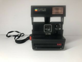 Vintage Polaroid 600 Land Camera Film With Strap Instant Camera