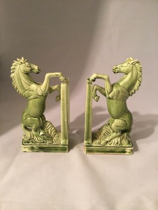 Vintage Horse Bookends Made In Japan