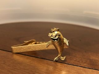 Vintage Starkist Charlie The Tuna Cuff Links And Tie Clasp Tie Clip By SKF 3