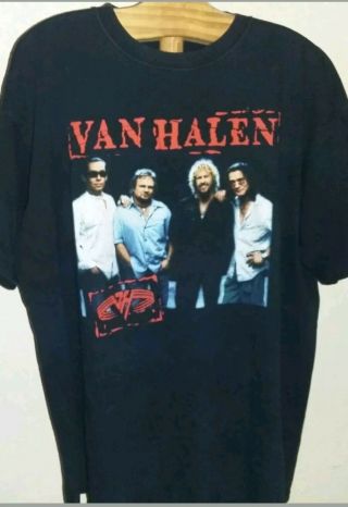 Adult 2xl Van Halen Vintage Concert Tour 2004 T Shirt Black