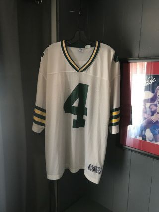 Starter Brett Favre 4 Nfl Green Bay Packers Vintage Qb White Jersey Men 