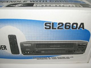 Symphonic SL260A 4 Head Hi - Fi Stereo Video Cassette Recorder VCR VHS wRemote 4