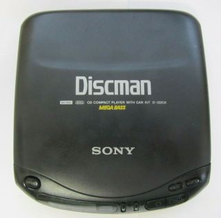 Vintage Sony D - 132ck Discman Walkman Personal Cd Player Mega Bass