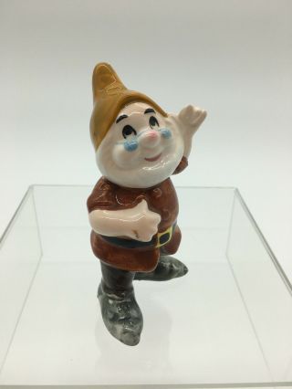 Vintage Walt Disney Snow White And The 7 Dwarfs Doc Dwarf Porcelain Figurine