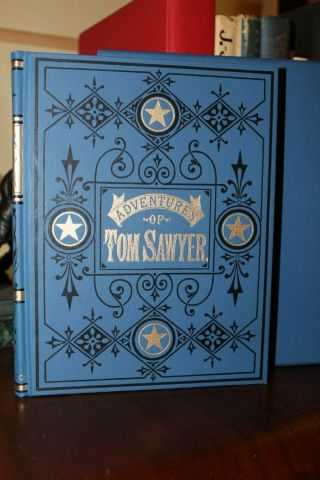 First Edition Library Adventures Of Tom Sawyer Mark Twain Facsimile In Slipcase