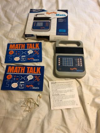 Texas Instruments Speak & Math -,  Earbud Activity Book Vintage