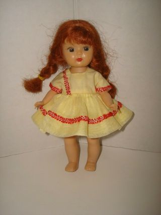 Vtg 1955 Muffie Doll Sunshine Dress 507 Fit Mdm Alexander/ginny Vogue/ginger/8 "