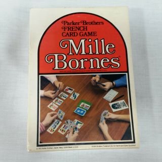 Mille Bornes Vintage Card Game 1971 Parker Brothers Complete 70s Edition