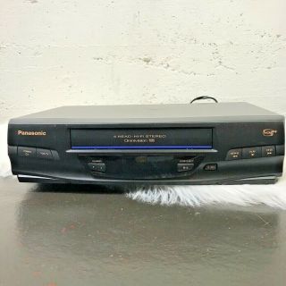 Panasonic Pv - V4520 4 - Head Hi - Fi Vcr - Black Vintage Gently No Remote