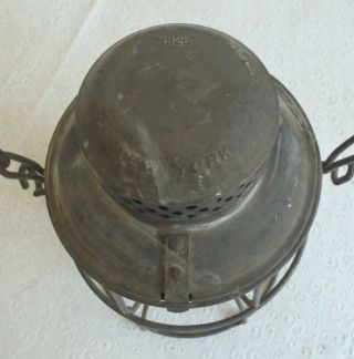 Vintage Armspear Manufacturing Co.  Railroad Lantern dated 1925 3