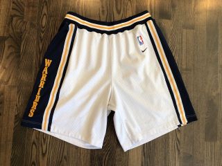 Vintage Nike Golden State Warriors Basketball Shorts Size Large L Curry Durant