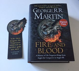 Signed George R R Martin.  Fire And Blood.  Uk 1st/1st.  Game Of Thrones