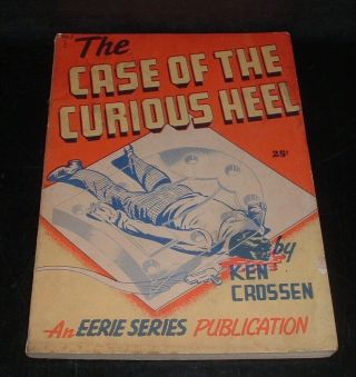 Lqqk Vintage 1944 Errie Series 1,  The Case Of The Curious Heel By Ken Crossen