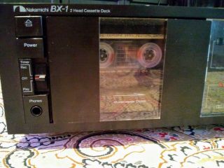 NAKAMICHI BX - 1,  2 Head Cassette Deck and tapes,  or buy now 3