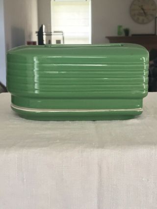 Vintage Hall China Company Westinghouse Refrigerator Butter Dish Green