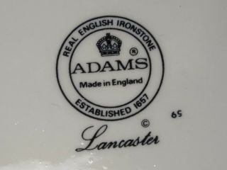 ADAMS Vintage Ironstone Lancaster Pattern Salad Plates Set of 7 7