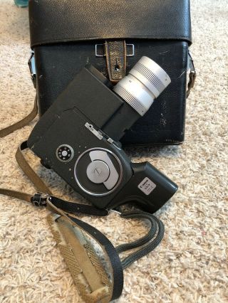 Canon Reflex Zoom 8 - 3 8mm Film Movie Camera With Case