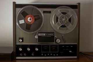 Teac A - 1250s Stereo Tape Deck Open Reel To Reel Recorder Player