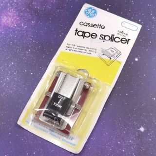 Vintage G.  E.  Cassette Tape Splicer