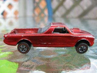Vintage 1970 Hot Wheels redline Sky Show Custom Fleetside red USA 6