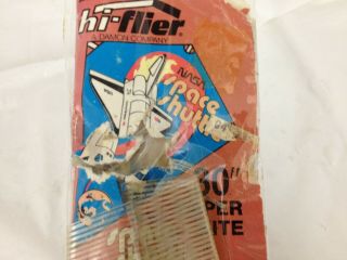 Vintage Paper And Wood Nasa Space Shuttle 30 Inch Kite Hi - Flier