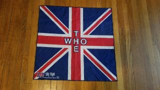 Vintage The Who 1982 American Tour Bandana,  Collectible,  Concert,  Memorabilia