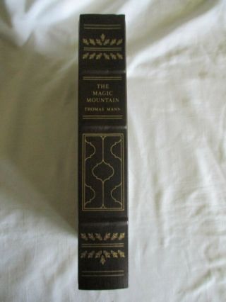Franklin Library " The Magic Mountain " By Thomas Mann 1981 Leather Gold Trim
