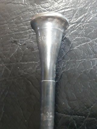Vintage Olds 3c French - Horn Mouthpiece Silver Plated