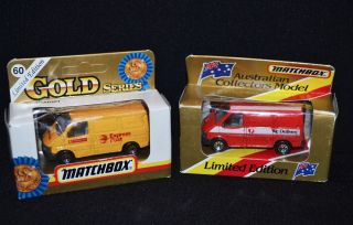 Matchbox Limited Edition Australia Post Ford Transit Vans Vintage 1993